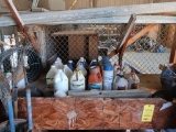 LOT: Balance of Room including Top & Bottom Concrete Supplies (against wall), Tents, Hoses, Fencing