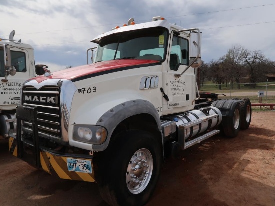 2011 Mack Model GU713 Tandem Axle Tractor, 12.7L LG Diesel, Allison Auto Trans, VIN: