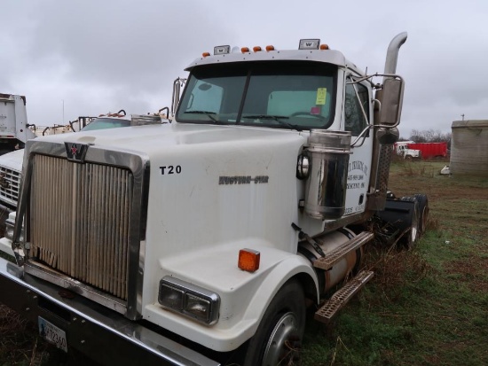 2007 Western Star Tandem Axle Tractor, VIN: 5KJJAECV17PZ14705, (AS IS - NOT IN SERVICE), Unit T-20