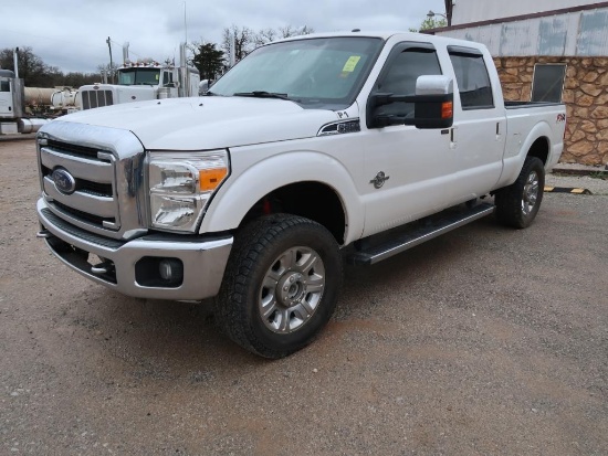 2012 Ford Model F250 Lariat Super Duty, 4-Door Pickup Truck, 6.7L V8 DI Power Stroke,VIN: