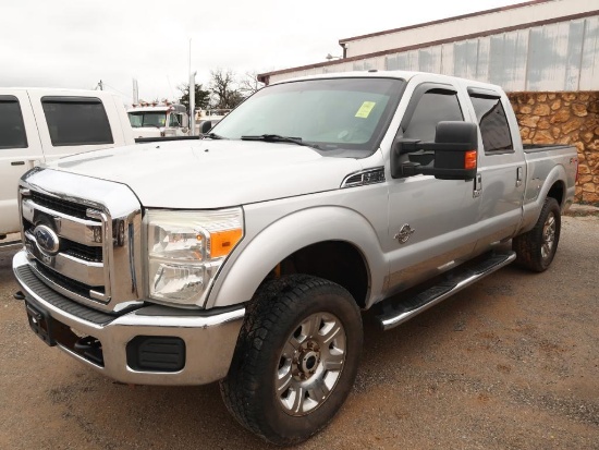 2011 Ford Model F250 XLT Super Duty, 4-Door Pickup Truck, 6.7L V8 DI Power Stroke, VIN: