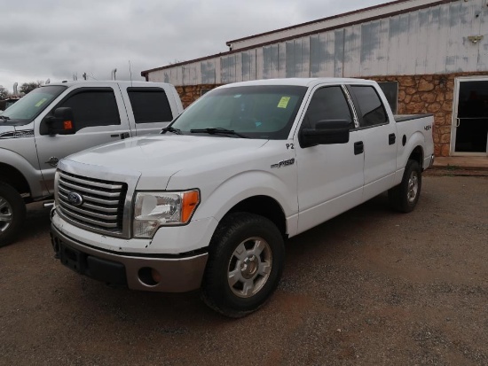 2012 Ford F150 XLT Crew Cab, V-8 Gas, VIN: 1FTFW1EF8CFA60301, 158,344 Indicated Mileage, Unit P2 (AS