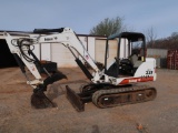 2001 Bobcat Model 377-D, Mini Excavator, Diesel, Hydraulic Thumb, 16 in. Bucket, S/N 233311416, 5860