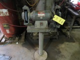 8 in. Double End Bench Grinder on Stand