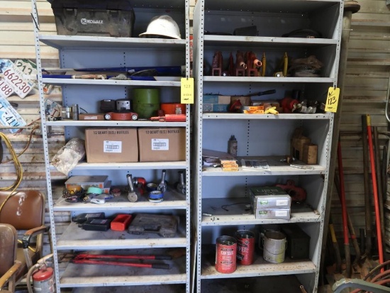 LOT: (3) Shelves with Contents