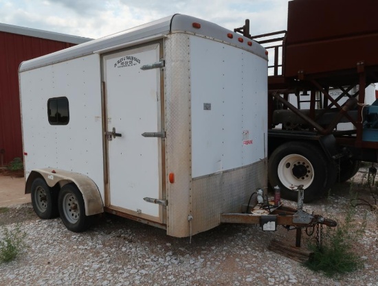 2013 Cargo Craft Tandem-Axle Dog House Trailer, VIN 4D6EB122XDC033640 (#102)