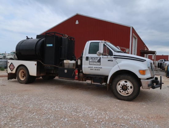 2009 Ford Single-Axle Treating/Pump Truck Model F-750, VIN 3FRXF75G09V138740, 6-Speed Transmission,