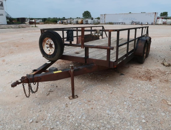 16 ft. Tandem-Axle Trailer (bad axle)