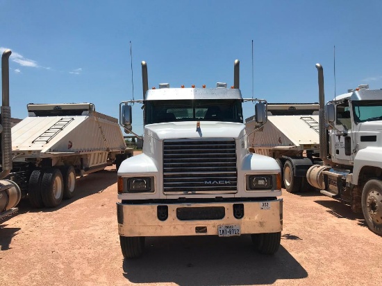 2019 Mack Tandem-Axle Truck Tractor Model P164T, VIN 1M1PN4GY6KM003435, 56,601 miles indicated