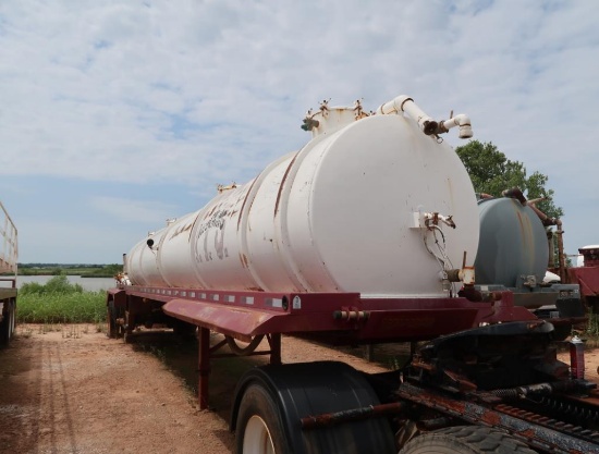 1993 Shopbuilt Tandem-Axle Transport Trailer, VIN 933573704A (#TR-004) (rollover - needs repair)