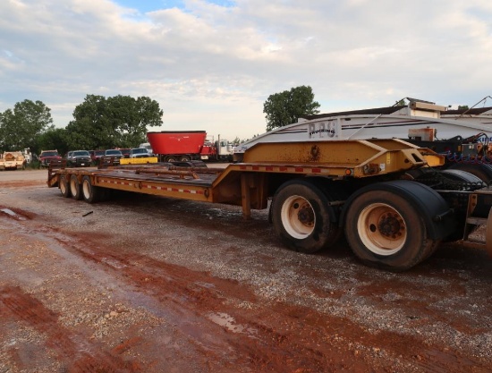 1999 Atoka Tri-Axle Lowboy Trailer, VIN 1A9L84637XA245739, 10 ft. Upper Deck, 30 ft. Lower Deck,