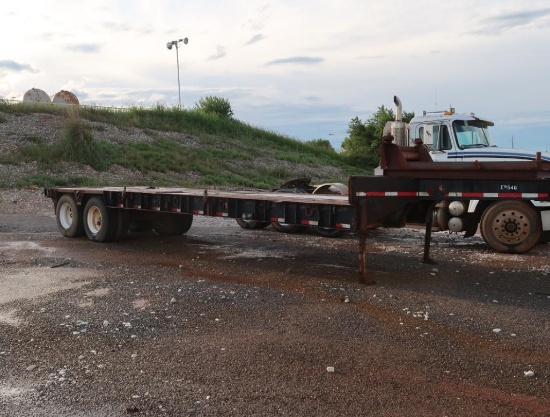 1975 Nabor 28 ft. Tandem-Axle Float Trailer, VIN 23633LD (#TR-167)