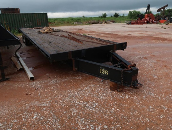 1997 Surepull 35 ft. Tandem-Axle Trailer Model TS PINT, VIN 1J9DP4026UJ143180, Ramps, Pintle Hitch