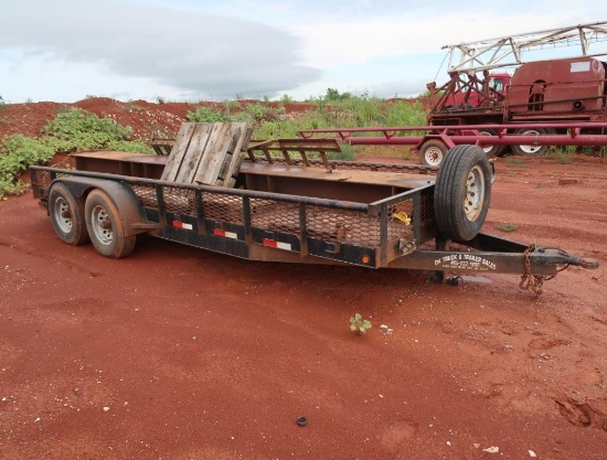2013 Road Boss 18 ft. Tandem-Axle Bumper Pull Trailer, VIN 5Z0BP1821DP005118 (#TR-119)
