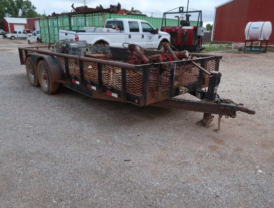 2012 Road Boss 18 ft. Tandem-Axle Utility Trailer, VIN 5Z0BP1826CP004240 (#TR-110) (contents not