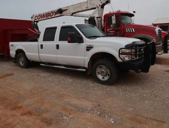 2008 Ford 4x4 Pick-up Truck Model F-250 XLT Super Duty, VIN 1FTSW21R18EE32661, Crew Cab, 8 ft. Bed,