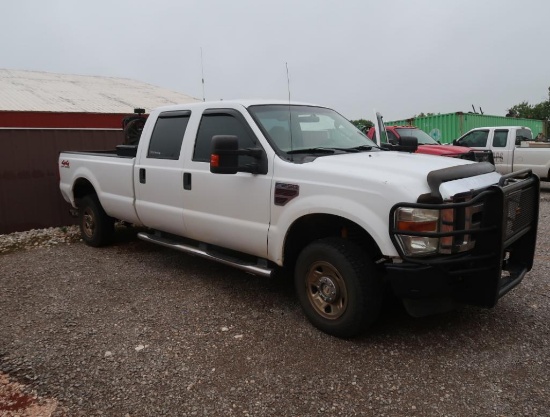 2008 Ford 4x4 Service Truck Model F-250 XLT Super Duty, VIN 1FTSW21R18ED47948, Crew Cab, Turbo
