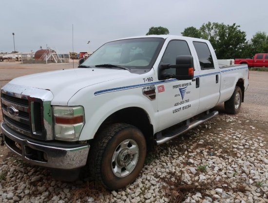 2008 Ford 4x4 Truck Model F-250 XLT Super Duty, VIN 1FTSW21RX8EC90357, Crew Cab, Turbo Diesel,