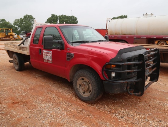 2008 Ford Flatbed Truck Model F-250 XL Super Duty, VIN 1FTSX20R98EC16247, Extended Cab, 8 ft. 6 in.