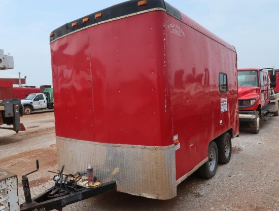 2007 Cargo Craft Tandem-Axle Dog House Trailer, VIN 4D6EB122X7C013585 (#35 RIG)