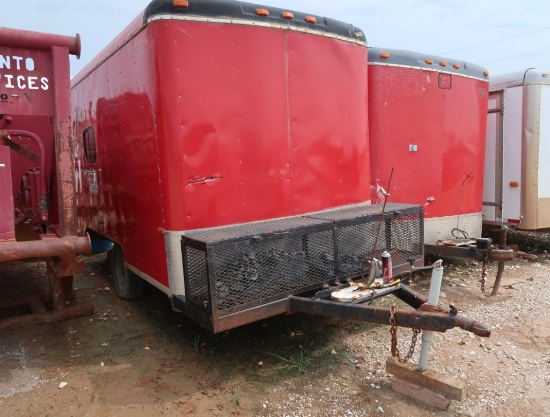2006 Cargo Craft Tandem-Axle Dog House Trailer, VIN 4D6EB12266C010536 (#38 RIG) (not in use)