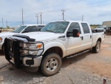 LOT: 2012 Ford 4x4 Crew Cab Pick-up Truck Model F-250 XLT Super Duty, VIN 1FT7W2B67CEA78499, V8 Gas,