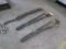 LOT: (3) 3/8 in. Adjustable 2-Leg Chain Slings