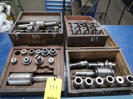 LOT: (4) Sets Tapping Heads with Disconnect Tool Holder