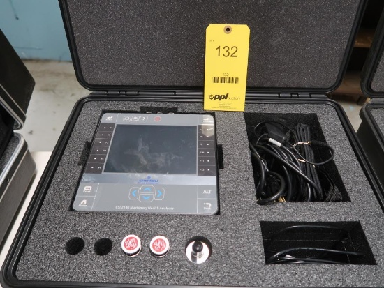 Emerson CSI2140 Machinery Health Analyzer, S/N 2140131194 01/14, with Accessories