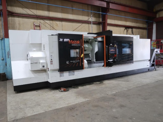 Mazak Smooth Technology 33 in. x 83 in. CNC Turning Center Model Quick Turn 450MY, S/N 296661