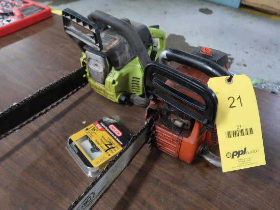 LOT: (2) Gas Chain Saws