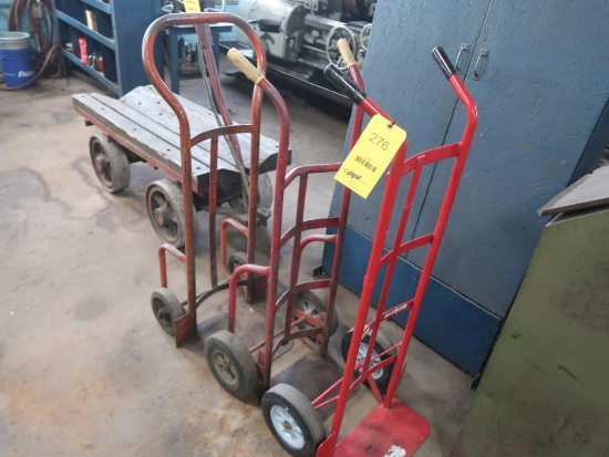 LOT: (3) 2-Wheel Hand Trucks
