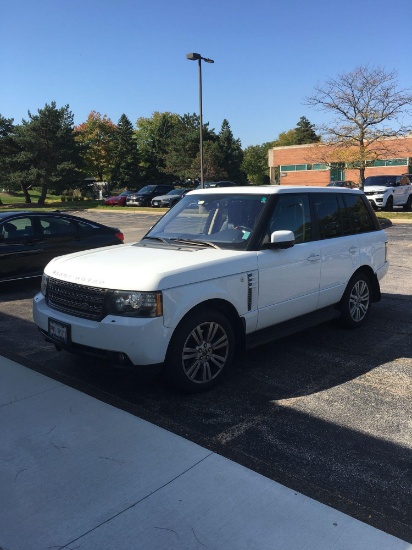 2012 White Land Rover Range Rover HSE 4X4, 84,049 Indicted Miles, VIN SALMF1D4XCA379227