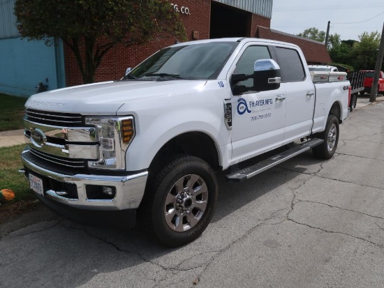 2019 Ford F-250 Lariat Super Duty 4x4 Crew Cab Pick-up Truck, VIN 1FT7W2B62KEG68124, with (3) Tool