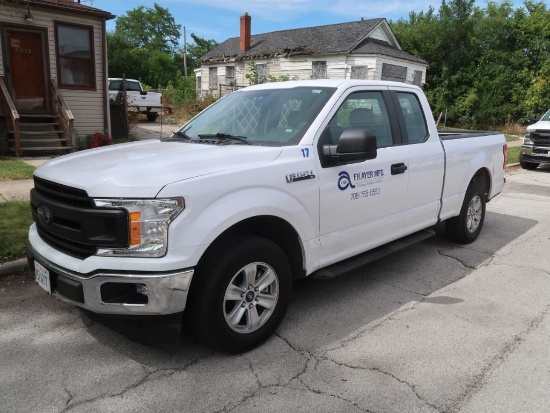 2018 Ford F-150 XL Extended Cab Pick-up Truck, VIN 1FTEX1CP9JKF88535, 32,512 miles indicated (#17)