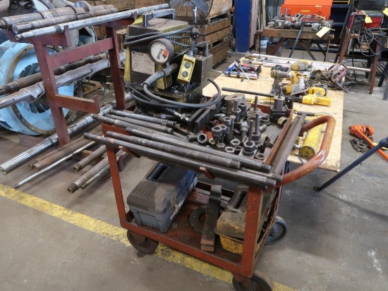 LOT: (1) Enerpac Power Unit Model PER2032, with Cart & Tools