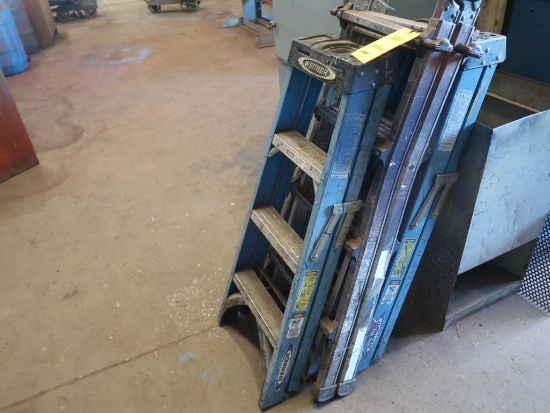 LOT: (2) 4 ft. Step Ladders, (1) Multi-Function Ladder