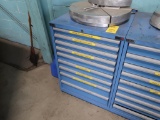 LOT: Lista 9-Drawer Cabinet with Contents including Boring Bars, Tool Holders