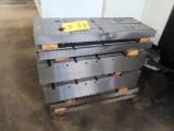 LOT: (4) Assorted 12 in. x 32 in. Drilled & Tapped Sub-Tables