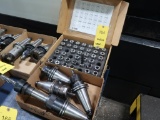 LOT: (4) CAT 50 ER Collet Holders, Collets