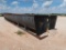 40 ft. Skid Mounted Half Pit Container (LOCATED IN FAIRVIEW, OK.)