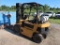 Caterpillar 5000 lb. (est.) LP Forklift, S/N A436032, Pneumatic Tires, Triple Mast, Side Shift