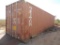 Sea Container 40 Ft. and Contents, 4 Pallets Bentonite, S/N TCKU994640, (LOCATED IN HENNESSEY, OK. -