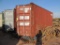 Sea Container 20 Ft. and Contents, Kimray Valves, Misc. Belts, Fittings, S/N TDRU317053, (LOCATED IN