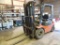 2002 Toyota Forklift Gas/ LP, Model 7FGU25, 4300 Lb. Cap, 3 Stage Mast, 189 In. lift Height, S/N
