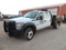 2012 Ford F550 XL SD Crew Cab 9 Ft. Flatbed, 4x2, 6.7 Power Stroke, Auto Trans, Starts and Drives
