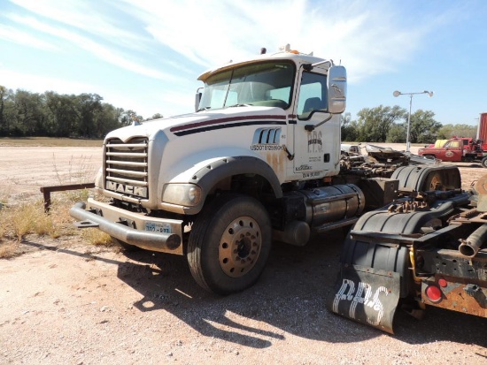 2009 Mack GU713 Vacuum Tractor, MP7, (Not In Service) Vin # 1M2AX04Y09M0054