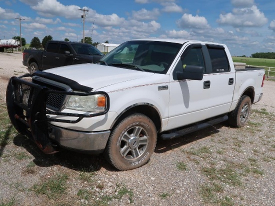 2007 Ford Crew Cab Truck Model F-150 XLT, VIN 1FTPW14V07KC92286, Triton 5.4 Liter (does not run)