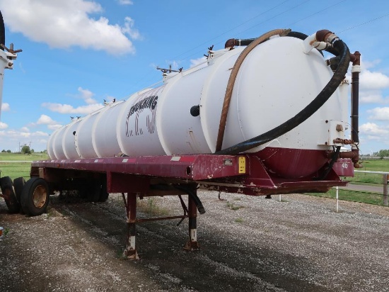 2005 Dragon Vacuum Transport Trailer, VIN 1VNST42215L033339 (#TR-46) (needs brake - see picture)
