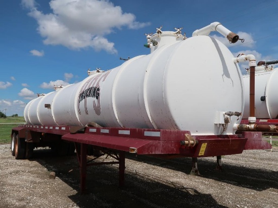 Shopbuilt Vacuum Transport Trailer, VIN 952833705A (#TR-37) (LOCATED IN SEILING, OK.)